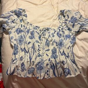 H&M large floral top